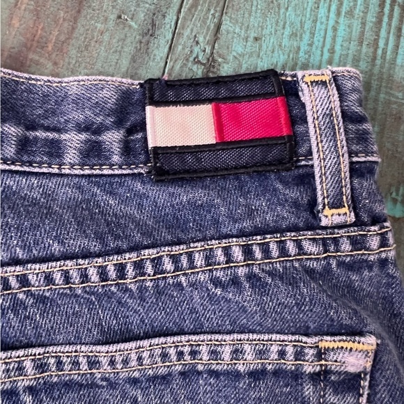 Vintage Tommy Jeans Tommy Hilfiger Flare Y2K Jeans Size 7 - Picture 10 of 12